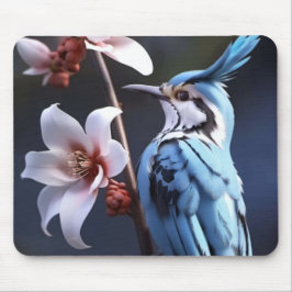 Mousepad Bluejay e Flores