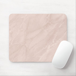 Mousepad Blush Marble Texture Refined Contemporary Style