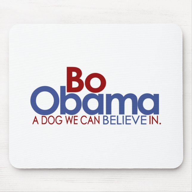 Mousepad BO Obama o cão (Frente)