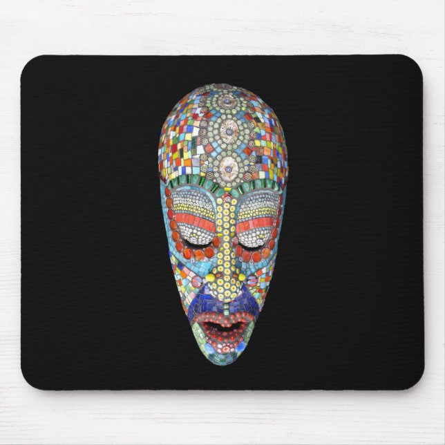Mousepad Bob, por que a cara longa? Máscara de Mosaico (Frente)