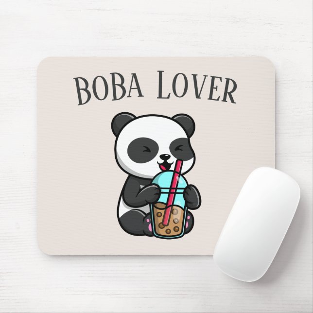 Mousepad Boba Tea, Chá de leite para bolhas (Com mouse)