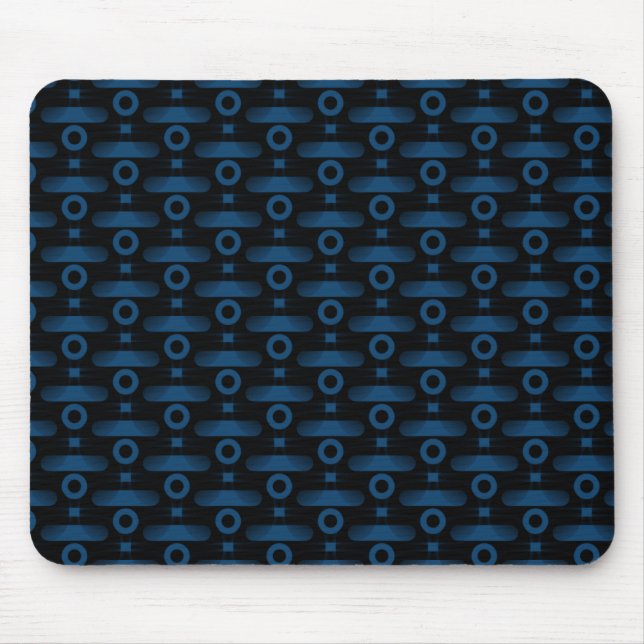 Mousepad Boca-Abstrato ultra-larga, azul-real (Frente)