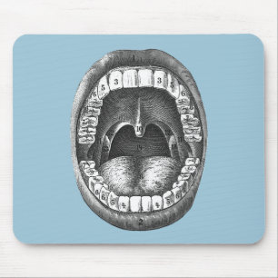 Mousepad Boca anatômica do vintage