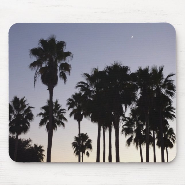 Mousepad Boca com Cena Tropical de Palmeiras (Frente)