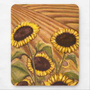 Mousepad Boca-flor-de-sol Bonitos presentes-flores amarelas