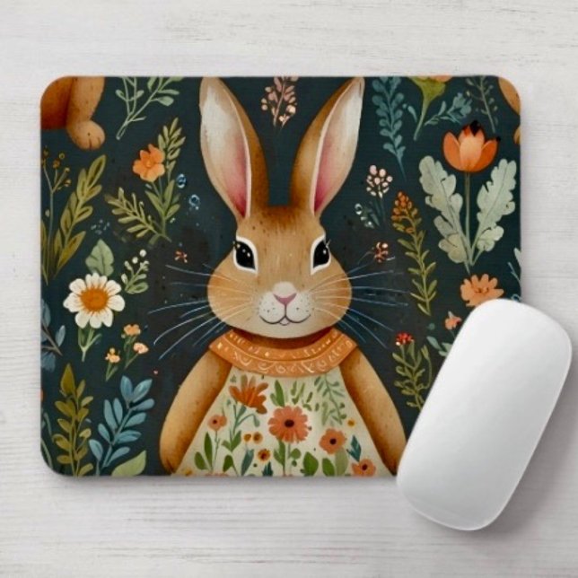 Mousepad Boca Mágica do Springtime Bunny (Criador carregado)
