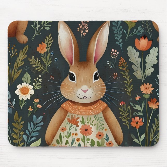 Mousepad Boca Mágica do Springtime Bunny (Frente)