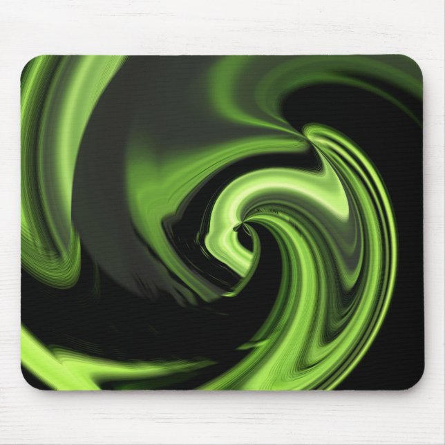 Mousepad Bocal Abstrato Verde Chartreuse (Frente)