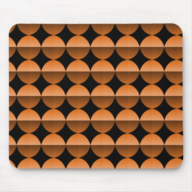 Mousepad Bocal De Flair De Cor Laranja Vibrante (Frente)