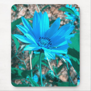 Mousepad Bocal de girassol azul selvagem