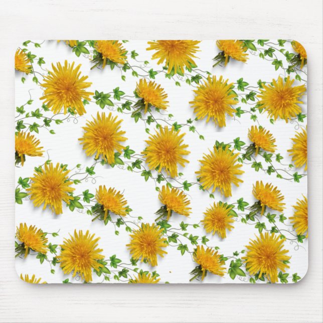 Mousepad Bocal de girassol florescente (Frente)