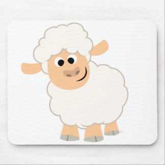 Mousepad Bocal de ovelha de cartoon bonito