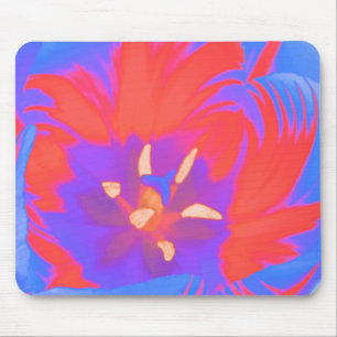 Mousepad Bocal de Tulipas Fluorescente