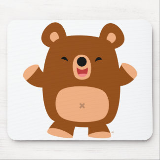 Mousepad Bocal do Urso de Cartoon Gelado