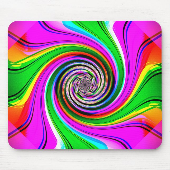 Mousepad Bocal Espiral Louco (Frente)