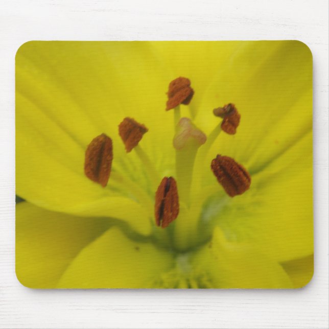 Mousepad Bocal Floral Amarelo (Frente)