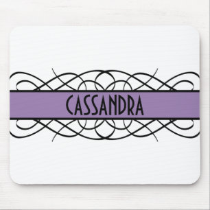 Mousepad Bocal Flourado de Deco Roxo