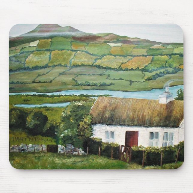 Mousepad Bocal Irlandês Pad Irlanda Paisagem (Frente)