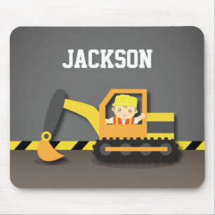 Mousepad Bocão-Mão-Mão do Construtor de Escavadores de C