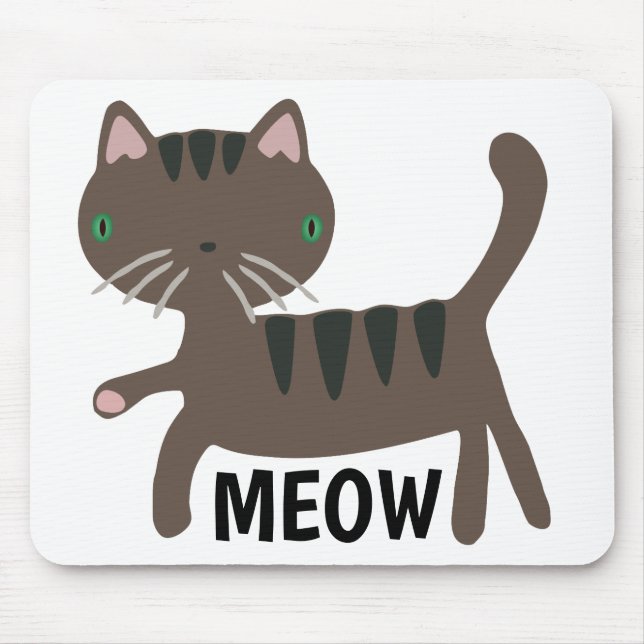 Mousepad Bocas de Gato Bonito (Frente)