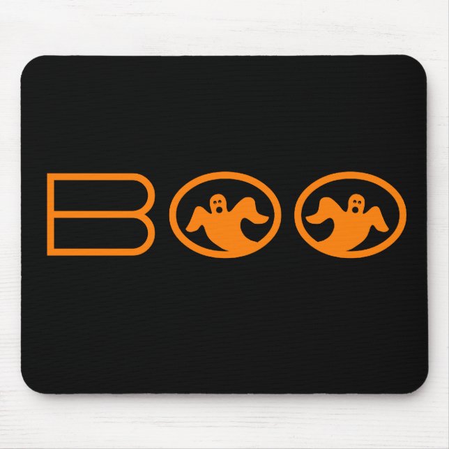Mousepad Boco Mousepad, preto e laranja (Frente)