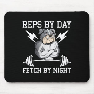 Mousepad Bodybuilder Dog Lover Gym Visto Malhação Workout B
