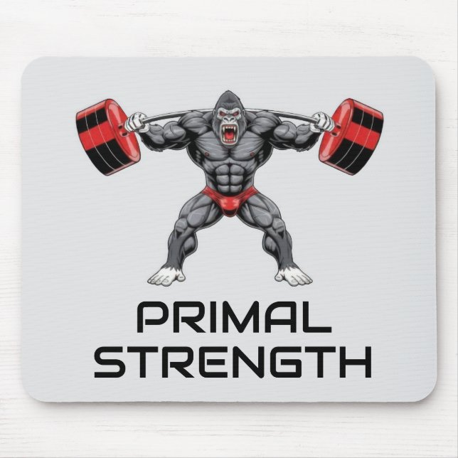 Mousepad Bodybuilding Gorilla  (Frente)