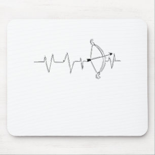 Mousepad Bogenschießen Herzschlag fürs Pfeil und Bogen