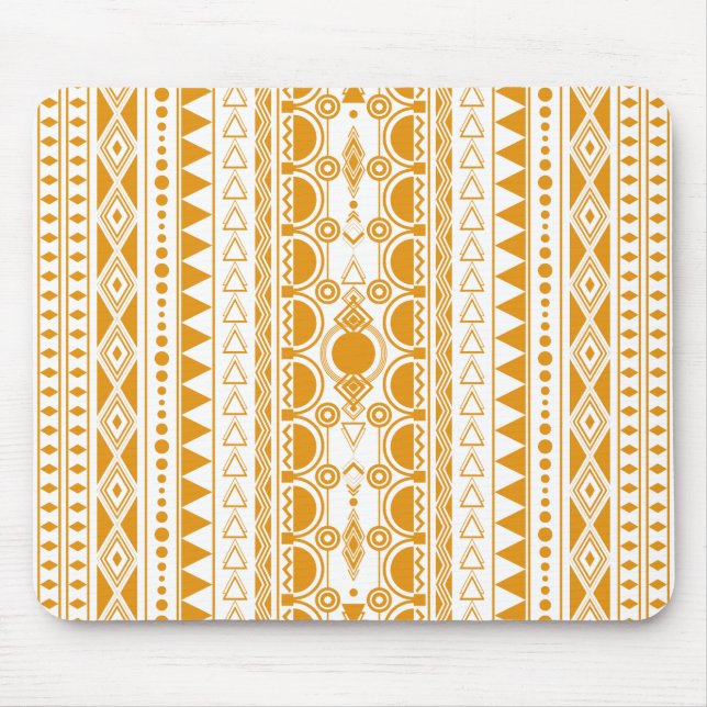 Mousepad Bohemian Ornament 30122020 Orange (Frente)