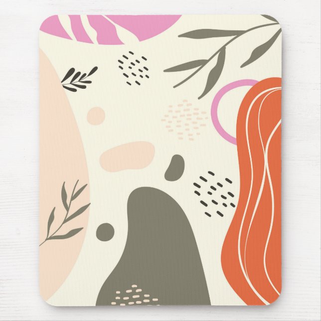 Mousepad Boho deixa o livro fotográfico espiral de arte (Frente)