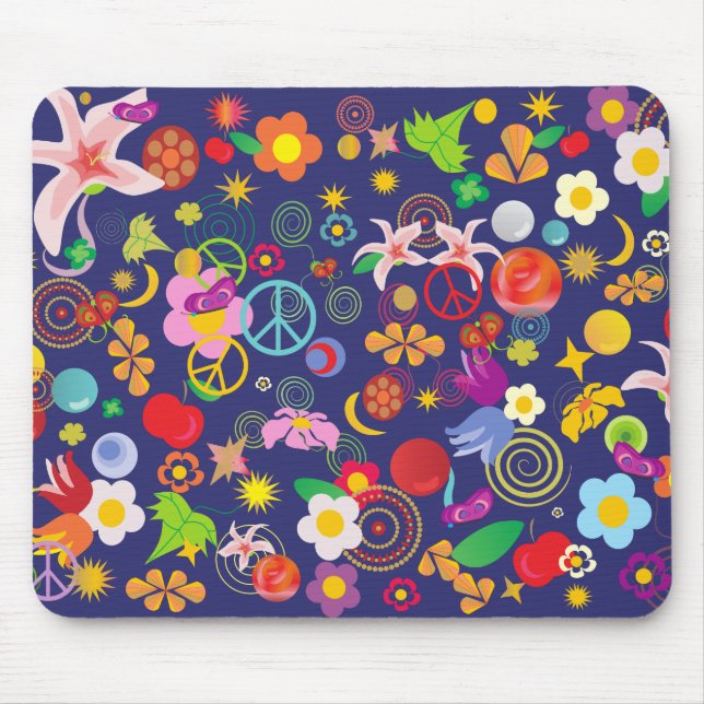Mousepad Boho floral (Frente)