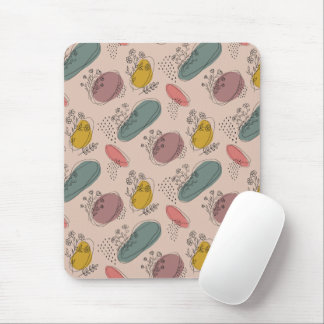 Mousepad Boho Floral Abstrato