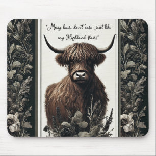 Mousepad Boho Highland Cow