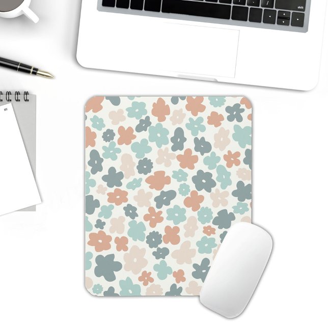 Mousepad Boho hippie retro pastel flores iPad mini cobrir (Criador carregado)