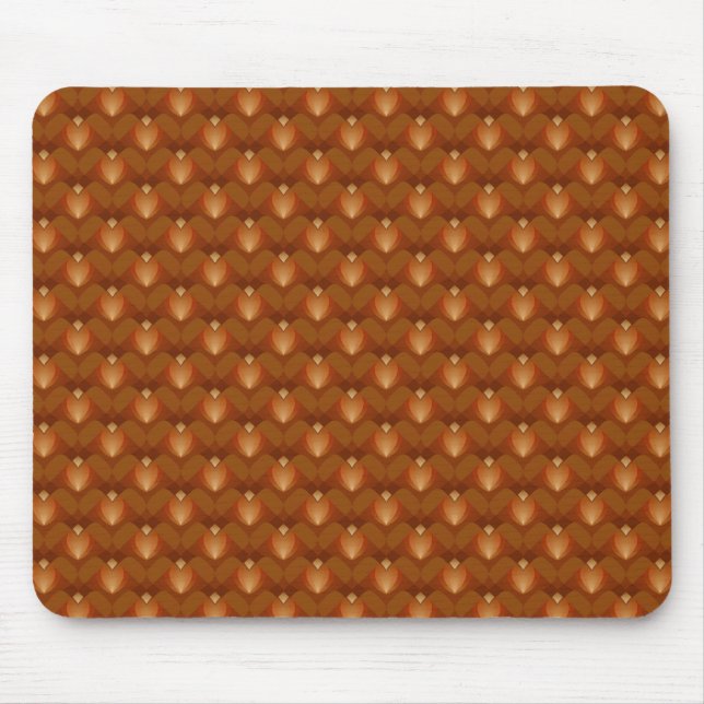 Mousepad Boho Retro Padrão no Estilo 70s (Frente)