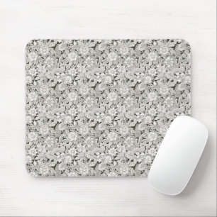 Mousepad Boho Vintage Floral Lace