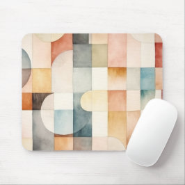 Mousepad Boho Watercolor Abstrato Art