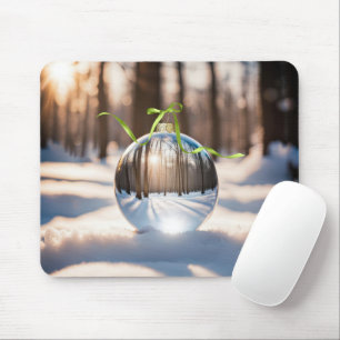 Mousepad Bola da lente do enfeites de natal