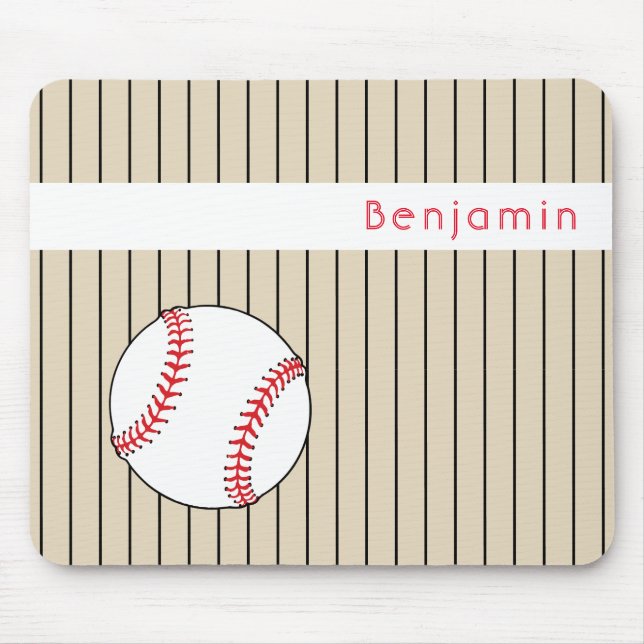 Mousepad Bola de Baseball Personalizada (Frente)