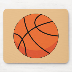 Mousepad Bola de Basquete de Cartoon
