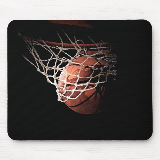 Mousepad Bola de Basquete em Ação (Frente)