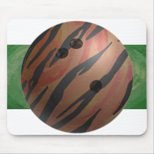 Mousepad Bola de boliche Tigre - Laranja
