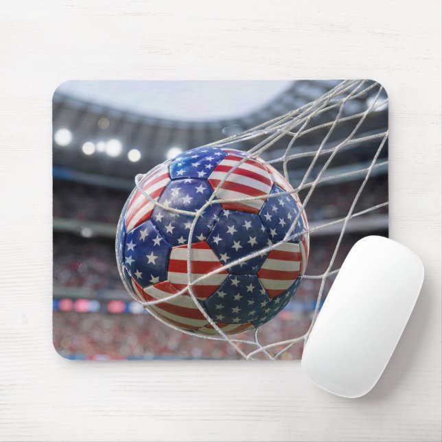 Mousepad Bola de Futebol Americano na Rede (Com mouse)