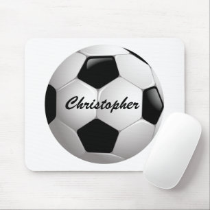 Mousepad Bola de futebol customizável do futebol