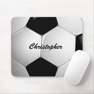Mousepad Bola de futebol customizável do futebol