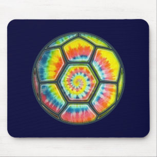 Mousepad Bola de futebol da Laço-Tintura