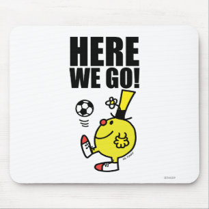 Mousepad Bola de futebol do Sr. Engraçado Juggling Um