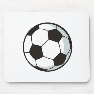 Mousepad Bola de futebol no estilo dos desenhos animados
