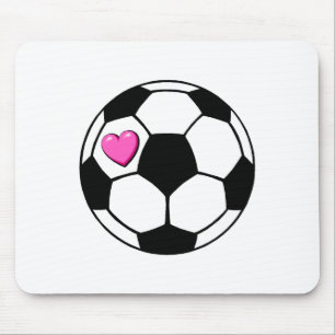 Mousepad Bola de futebol (Pnk Hrt)