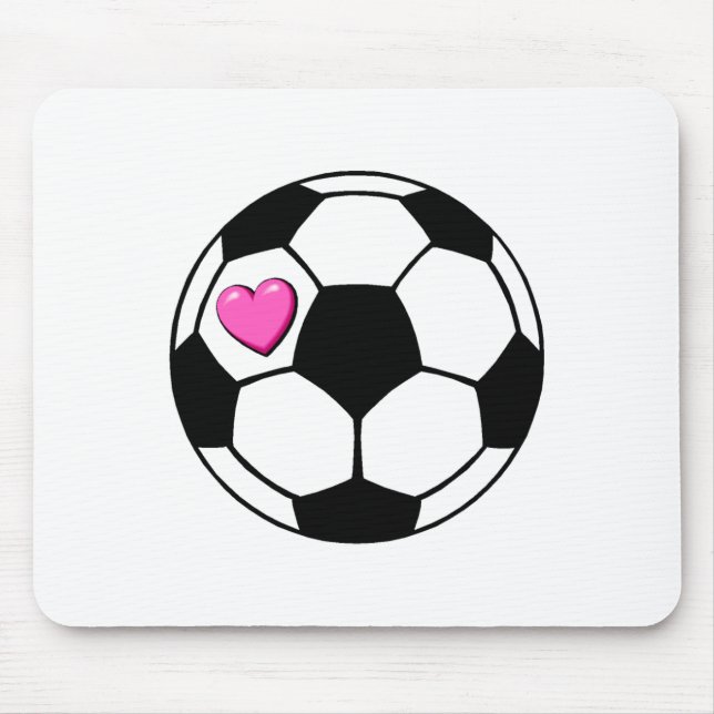 Mousepad Bola de futebol (Pnk Hrt) (Frente)